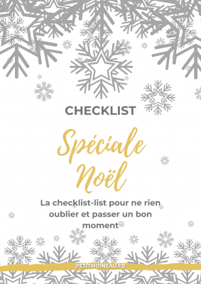 Checklist Noël Checklist Noël